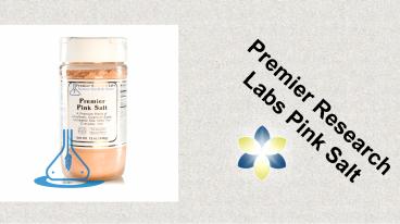 Premier Research Labs Pink Salt
