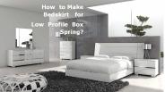 Bed skirt for Low Profile Box Spring