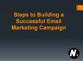 Steps to Building a Successful Email Marketing Campaign PowerPoint PPT Presentation