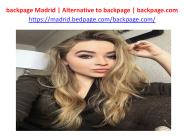 backpage Madrid | Alternative to backpage | backpage.com