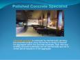Polished Concrete Specialist PowerPoint PPT Presentation