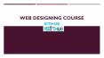 Web Designing Course | SEO Course in Delhi | SITHUB PowerPoint PPT Presentation