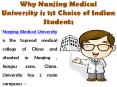 Why Nanjing Medical University is 1st Choice of Indian Students? PowerPoint PPT Presentation