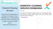 Domestic Cleaning Services Edinburgh