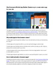 WooCommerce Mobile App Builder by Knowband