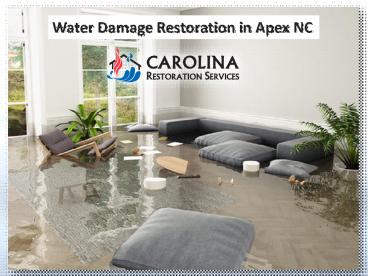 Water Damage Restoration in Apex NC