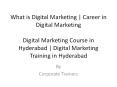 What is Digital Marketing | career path in digital marketing PowerPoint PPT Presentation