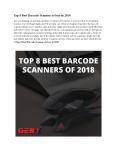 Top 8 Best Barcode Scanners to buy in 2018- Best Wireless Scanner