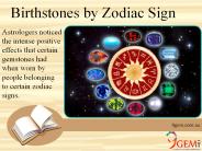 Birthstones by Zodiac Sign