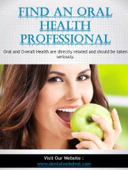 Find An Oral Health Professional | dentalwebdmd.com