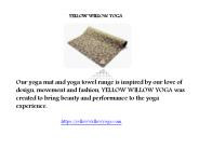 YELLOW WILLOW YOGA