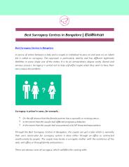 Best Surrogacy Centres in Bangalore, ElaWoman