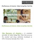 City Recovery of America - Sober Living New York City PowerPoint PPT Presentation