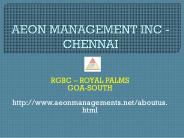 Aeon management Inc - Chennai / Reviews ((Aeon))