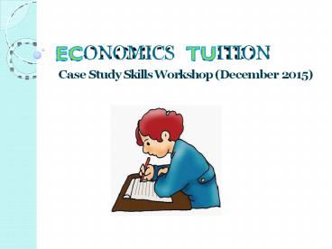 Economics Tuition Singapore