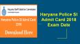 Haryana Police SI Admit Card 2018 PowerPoint PPT Presentation