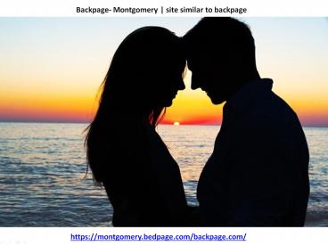 Backpage Montgomery | Site similar to backpage