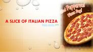 A Slice of Italian Pizza