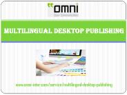 Multilingual Desktop Publishing (1)