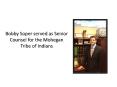 Bobby Soper served Senior Counsel for the Mohegan Tribe PowerPoint PPT Presentation