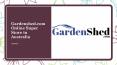 Garden Sheds in Melbourne, Brisbane, Sydney - 20% Off Oct | Gardenshed.com PowerPoint PPT Presentation