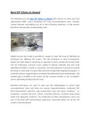 Best IVF Clinics in Anand