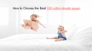 100 cotton sheets queen