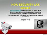 HOA SECURITY LAS VEGAS