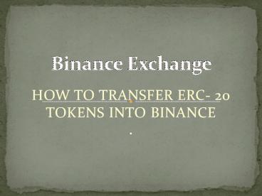 In Binance, Why I can’t send/trade/withdraw all my ETH?