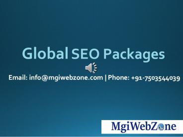 Global seo services in Delhi, India