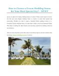 How to Choose a Dream Wedding Venue for Your Most Special Day? - WCWV PowerPoint PPT Presentation