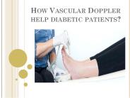 How Vascular Doppler help diabetic patients?