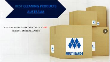 Cleaning Supplies Sydney
