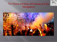 The Nature and Scope of Running an Event Management?