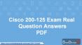 Latest 200-125 Exam Dumps - Real Exam Questions Answers PowerPoint PPT Presentation