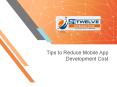 Tips to Reduce Mobile App Development Cost PowerPoint PPT Presentation