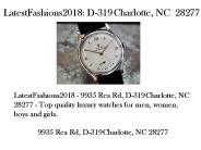 LatestFashions2018 Black Watches For Women