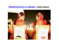 Wedding Planner in Udaipur PowerPoint PPT Presentation