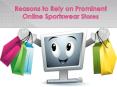 Sporting Goods Outlet Online - Reasons to Rely on Online Sportswear Stores