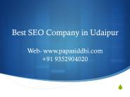 Best SEO Company in Udaipur