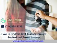 Tenant Lookup in Orange County CA