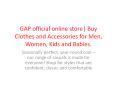 GAP official online store| Buy Clothes and Accessories for Men, Women, Kids and Babies