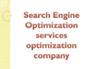 Search Engine Optimization Services Optimization Company