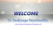 Backpage Fayetteville|| Alternative to backpage.