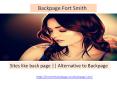 Alternative to back page||Backpage Fort Smith PowerPoint PPT Presentation