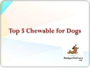 Top 5 Chewable for Dogs - BudgetVetCare