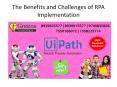 The Benefits and Challenges of RPA Implementation PowerPoint PPT Presentation