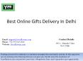 Best Online Gifts Delivery In Delhi - YuvaFlowers PowerPoint PPT Presentation