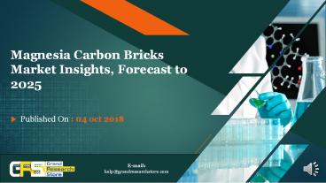 Magnesia Carbon Bricks Market Insights, Forecast to 2025