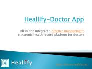 online appointment Scheduling software | Heallify- Doctor App